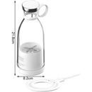 Garrafa Juicer Liquidificador Elétrico Portátil Recarregável COPO 350ml